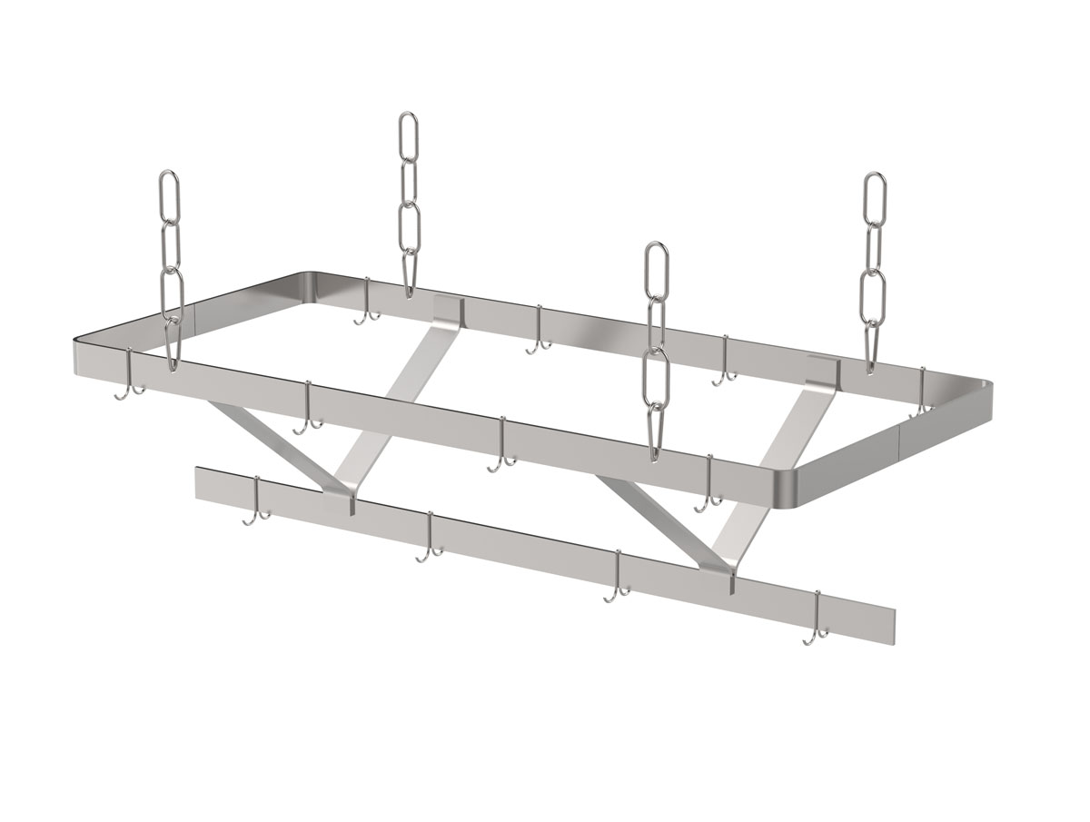 Ceiling Fan Pot Rack Ceiling Mounted Pot Rack | Heavy Duty Systems