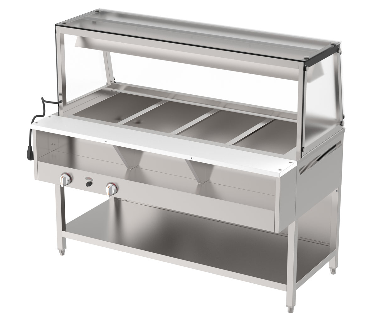 Stainless Steel Wet-bath Table Knocked-Down Structure | Heavy Duty Systems